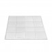 1m x 1m Portable Dance Floor Tile by Gear4music, White Finish