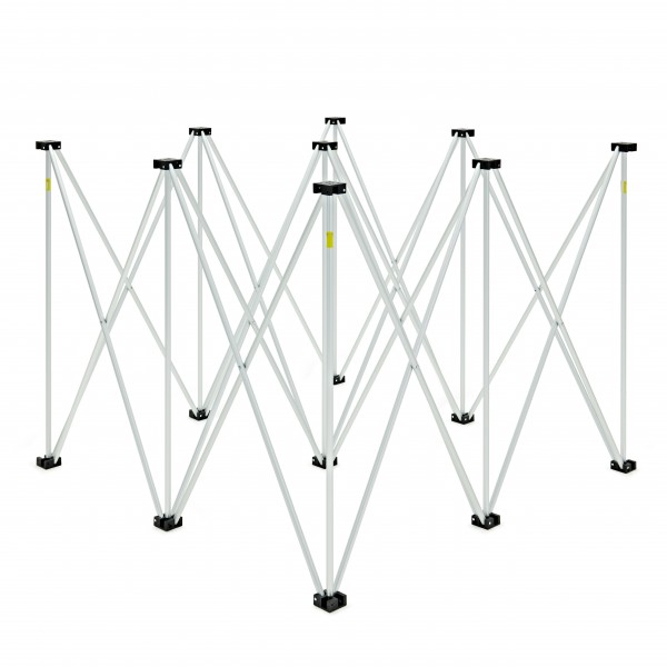 80cm Portable Staging Riser by Gear4music, 1m x 1m