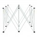80cm Portable Staging Riser by Gear4music, 1m x 1m
