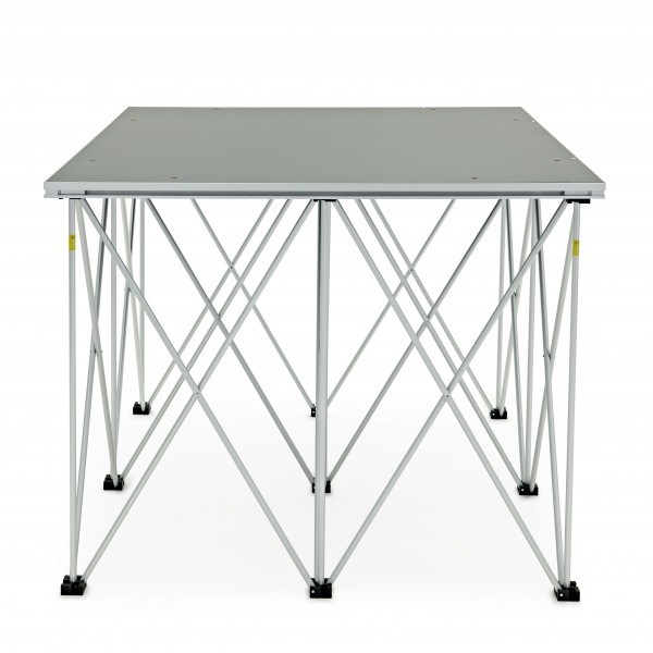 80cm Portable Staging Riser by Gear4music, 1m x 1m