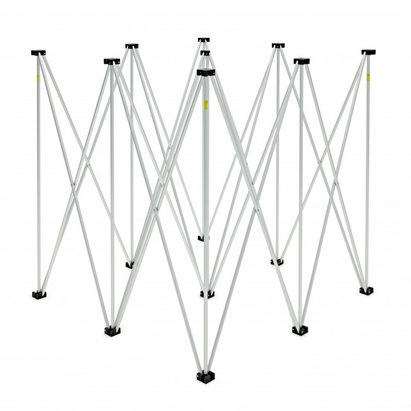 100cm Portable Staging Riser by Gear4music, 1m x 1m