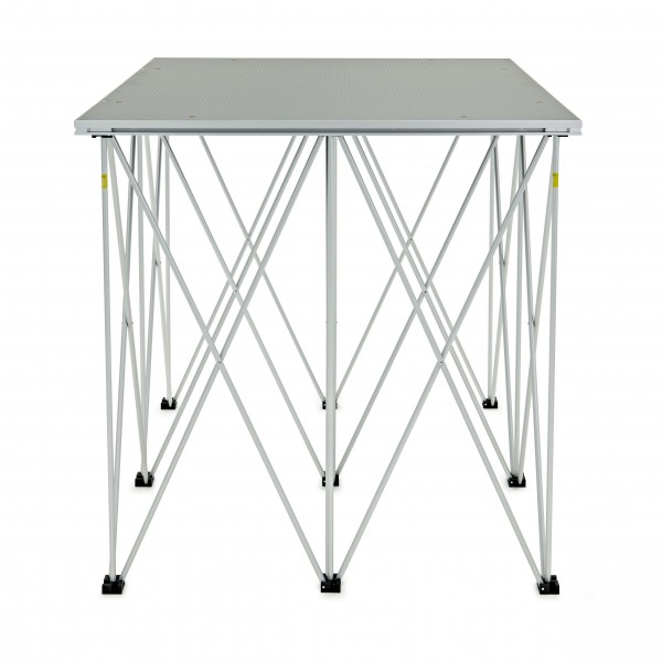 100cm Portable Staging Riser by Gear4music, 1m x 1m