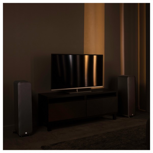 Q Acoustics M40 HD Wireless Music System, Black - lifestyle