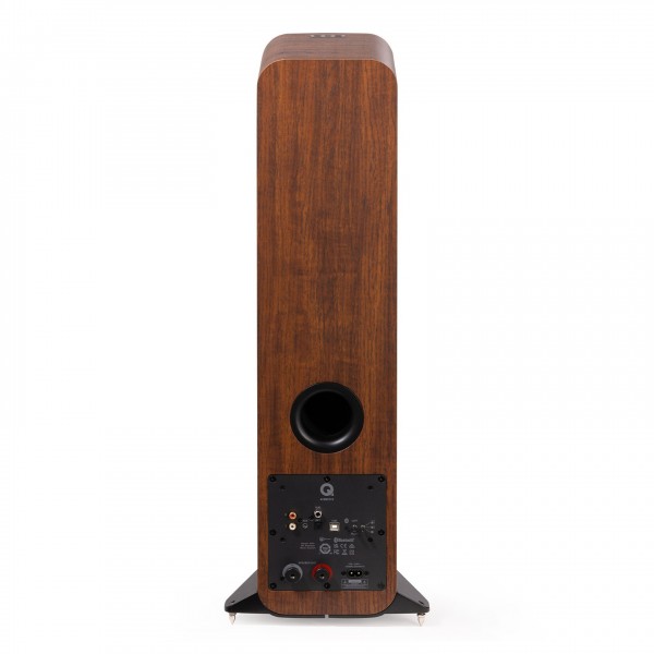 Q Acoustics M40 HD Wireless Music System, Walnut - rear