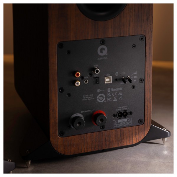 Q Acoustics M40 HD Wireless Music System, Walnut - detail