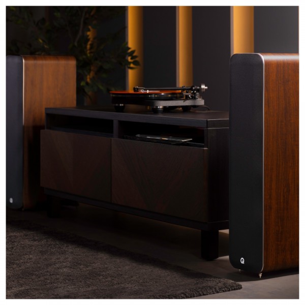 Q Acoustics M40 HD Wireless Music System, Walnut - lifestyle