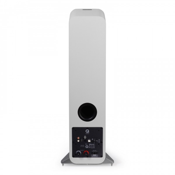 Q Acoustics M40 HD Wireless Music System, White - rear