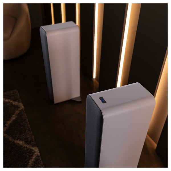 Q Acoustics M40 HD Wireless Music System, White - lifestyle