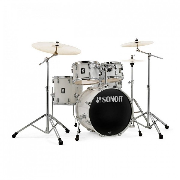 Sonor AQ1 22'' 5pc Drum Kit w/Hardware, Piano White