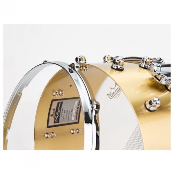 Pearl Reference One 14 x 6'' Brass Snare Drum - Hoop Deconstructed