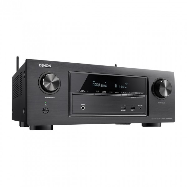 DENON AVR-X2300W ブラック DENON Receptor AVR-X2300W 7,2 canais Full 4K Ultra HD AV com