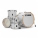 Sonor AQ2 22'' 5pc Shell Pack, White Pearl - Disassembled