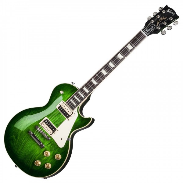 Gibson Les Paul Classic T Electric Guitar, Green Ocean Burst (2017)