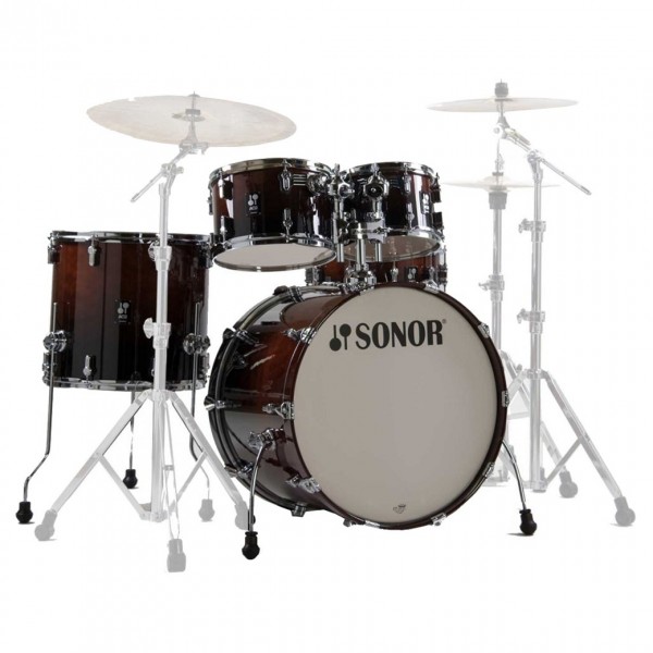 Sonor AQ2 22'' 5pc Shell Pack, Brown Fade