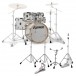 Sonor AQ2 20'' 5pc Drum Kit With Free Hardware, White Pearl