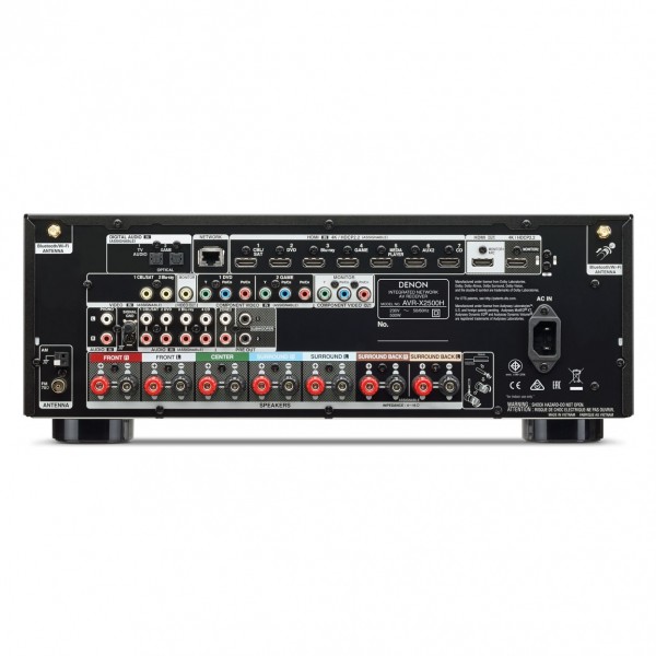 Denon AVR-X2500H Black 7.2 Channel AV Receiver at AV.com
