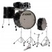 Sonor AQ2 20'' 5pc Drum Kit With Free Hardware, Transparent Black