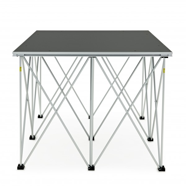 3m x 2m Portable Stage Kit by Gear4music, 80cm