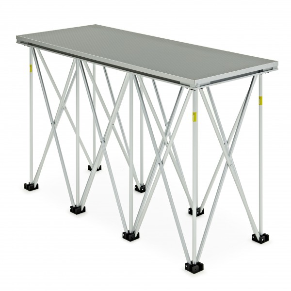 3m x 2m Portable Stage Kit by Gear4music, 80cm