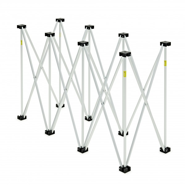 3m x 2m Portable Stage Kit by Gear4music, 80cm