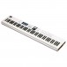 Keylab Essential 3 88-Note MIDI Keyboard, White - Angled