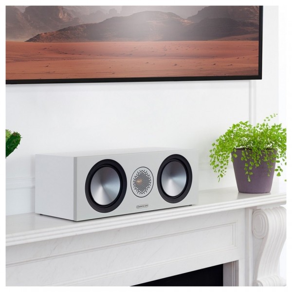 Monitor Audio Bronze C150 Centre Speaker (Single), White - lifestyle