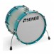 Sonor AQ2 22'' 5pc Drum kit w/Hardware, Aqua Silver Burst - Bass Drum
