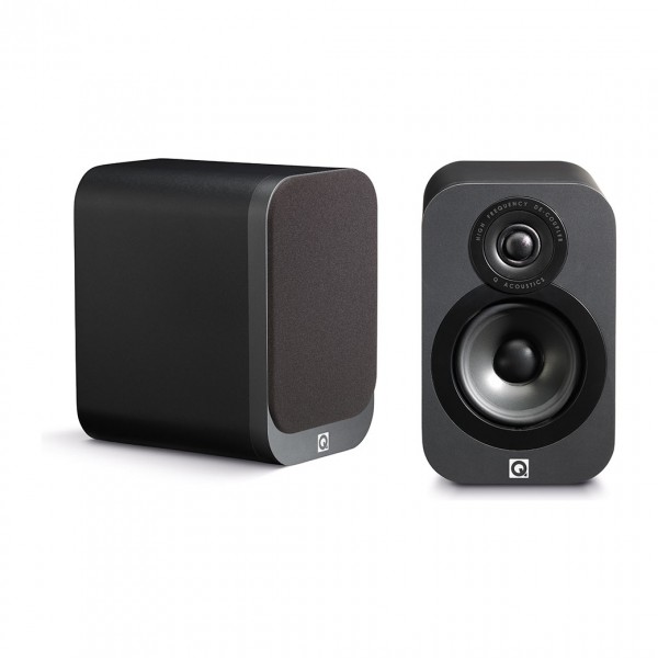 Q Acoustics 3010 Graphite Bookshelf Speakers (Pair)