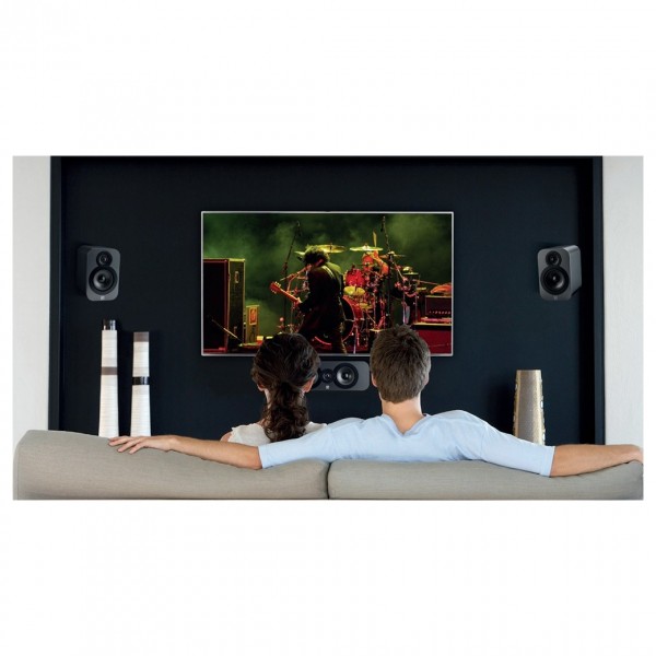 Q Acoustics 3010 Walnut Bookshelf Speakers (Pair)