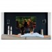 Q Acoustics 3010 Black Leather Bookshelf Speakers (Pair)