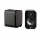 Q Acoustics 3010 Bookshelf Speakers (Pair), Black Leather