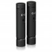 Behringer C-2 Dark Edition Matched Studio Condenser Microphones - Angled, Right