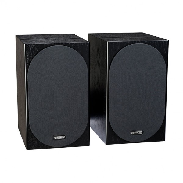 Monitor Audio Silver 100 Black Oak Bookshelf Speakers (Pair)