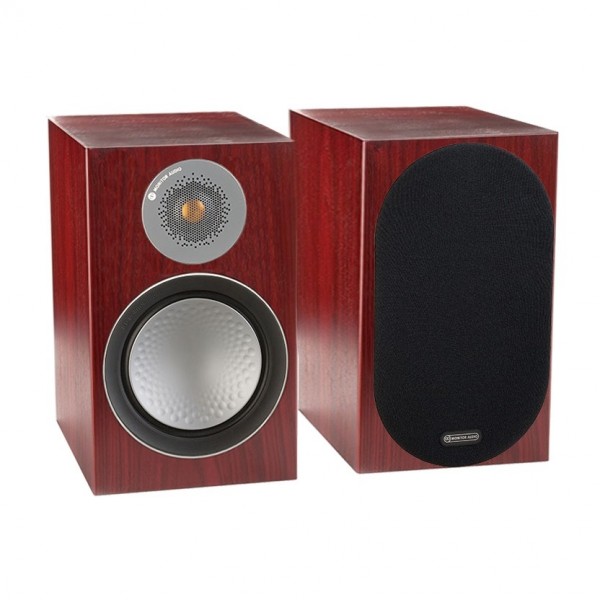 Monitor Audio Silver 100 Rosenut Bookshelf Speakers (Pair)