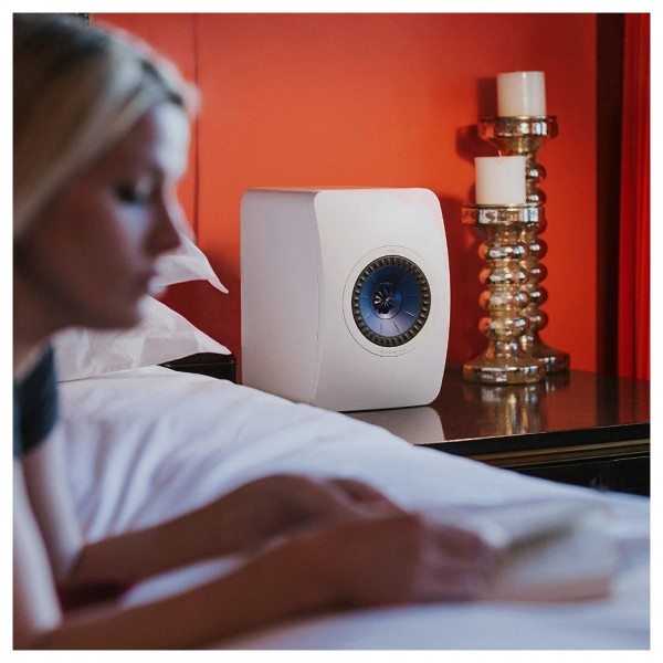 KEF LS50 Gloss White Mini Monitor Speakers (Pair)