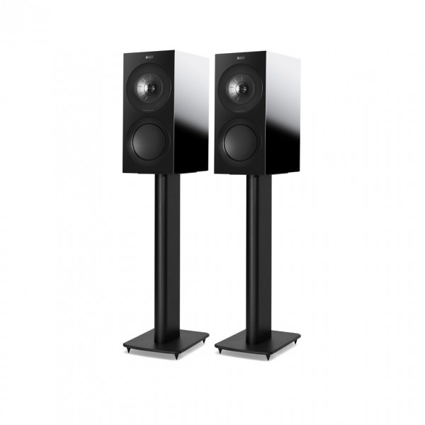 KEF R3 Black Bookshelf Speakers (Pair)