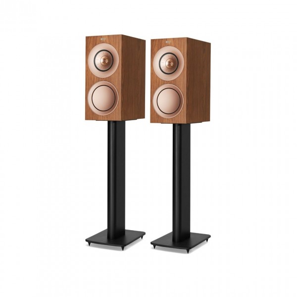 KEF R3 Bookshelf Speakers (Pair), Walnut at AV.com