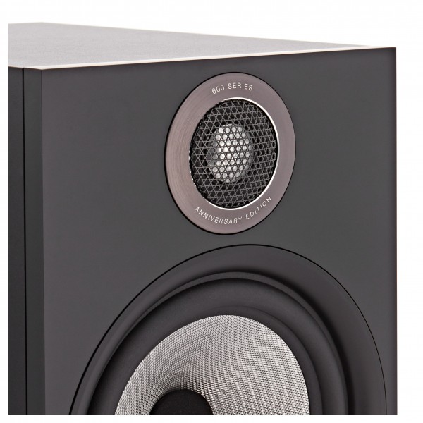 Bowers & Wilkins 606 S2 Anniversary Edition Speaker (Pair), Black
