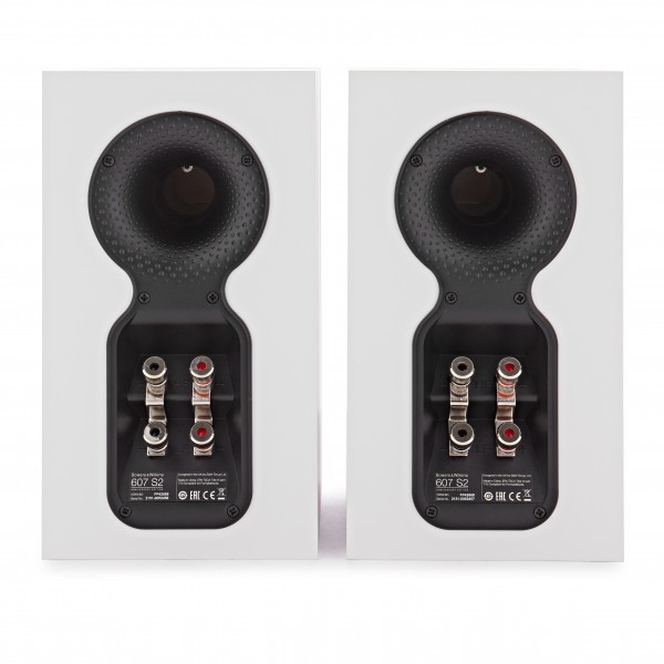 Bowers & Wilkins 607 S2 Anniversary Edition Speaker (Pair), White