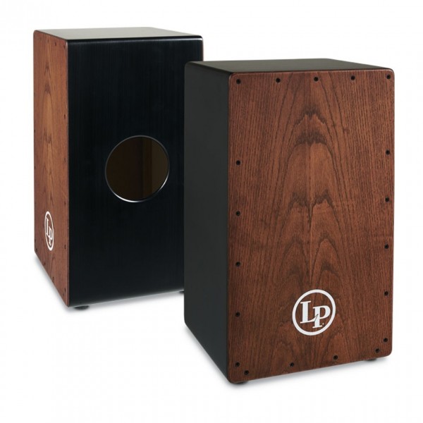 LP City 2-Voice Cajon - Oak - Front and Back