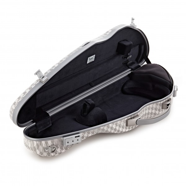 BAM Cabourg Hightech Slim Violin Case, Silver
