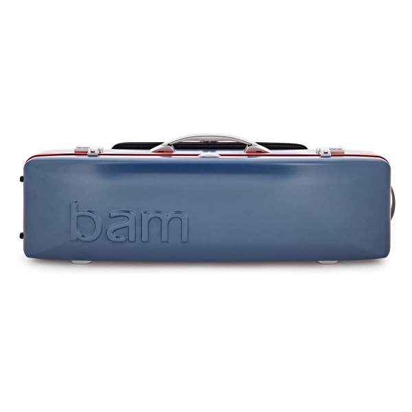 BAM Graffiti Hightech Oblong Violin Case, Blue & Red