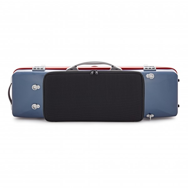 BAM Graffiti Hightech Oblong Violin Case, Blue & Red
