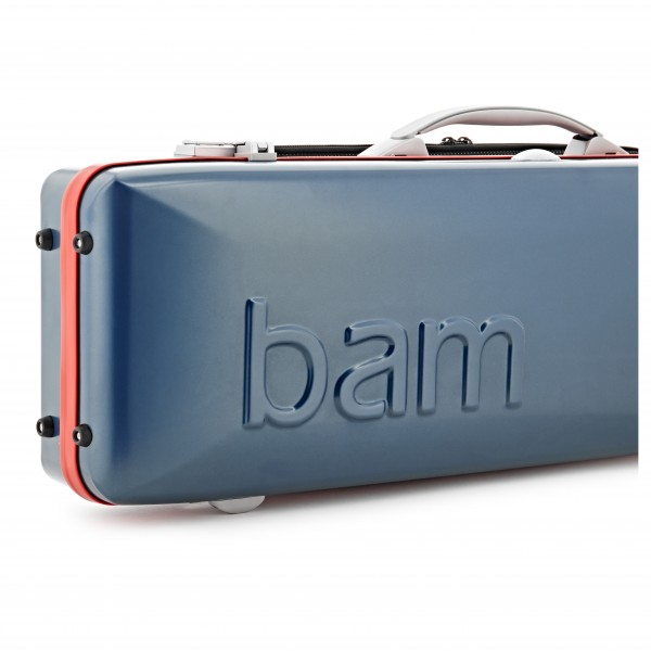 BAM Graffiti Hightech Oblong Violin Case, Blue & Red