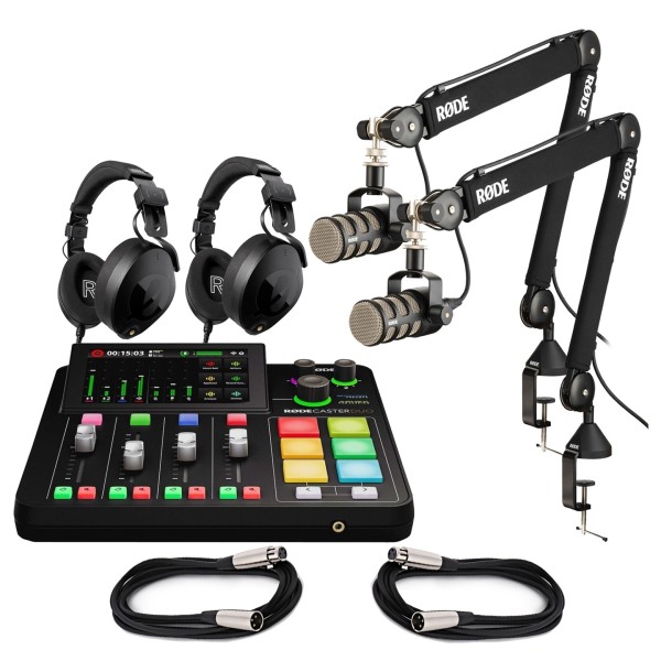 Rode Two-Person Podcasting Bundle - Full Bundle