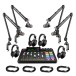 Rode Four-Person Podcasting Bundle - Full Bundle