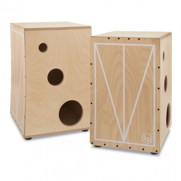 LP Mona Tavakoli MT Box Cajon - Birch Body and front plate - Front and Back