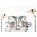 Pearl Export EXX 20'' Fusion Drum Kit, Slipstream White  - Toms