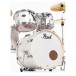 Pearl Export EXX 20'' Fusion Drum Kit, Slipstream White - Bass Drum Close Up