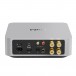 WiiM Amp Streaming Amplifier, Silver Rear View